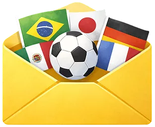 Receba por email.